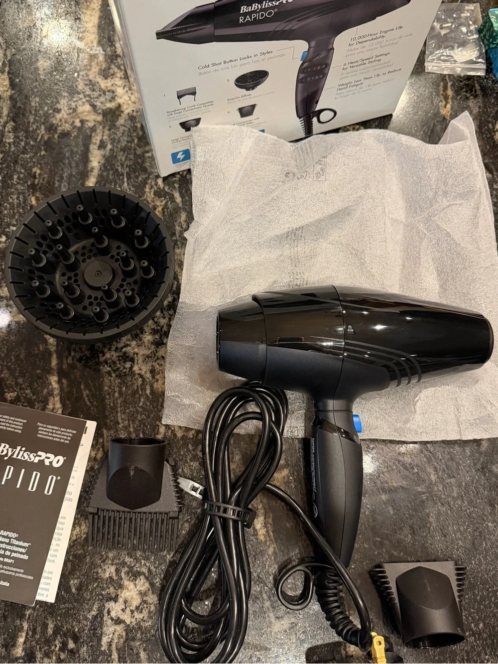 Babyliss Pro nano titanium Rapido! Brand new